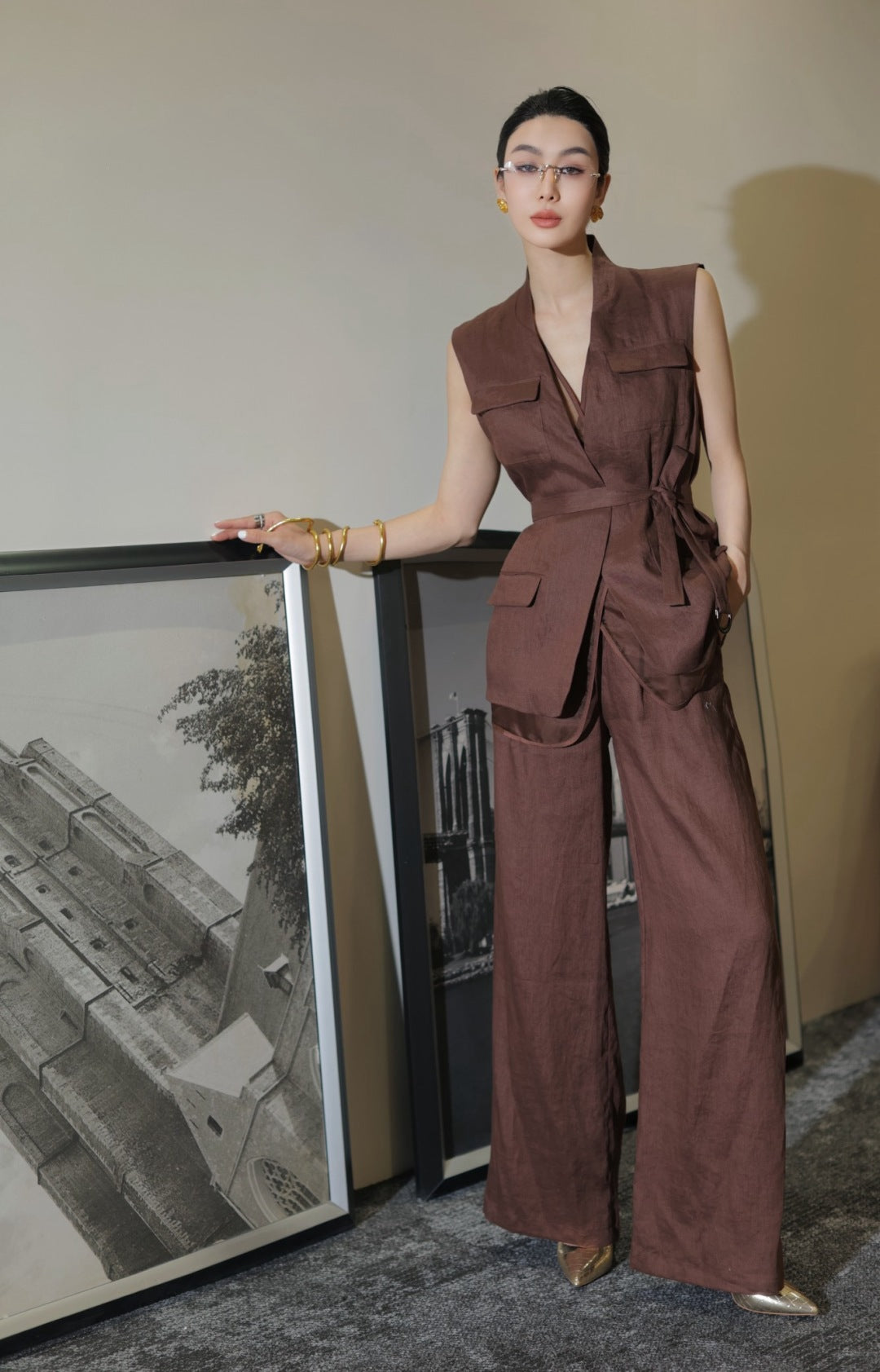 Brune*C 25ss Linen suit