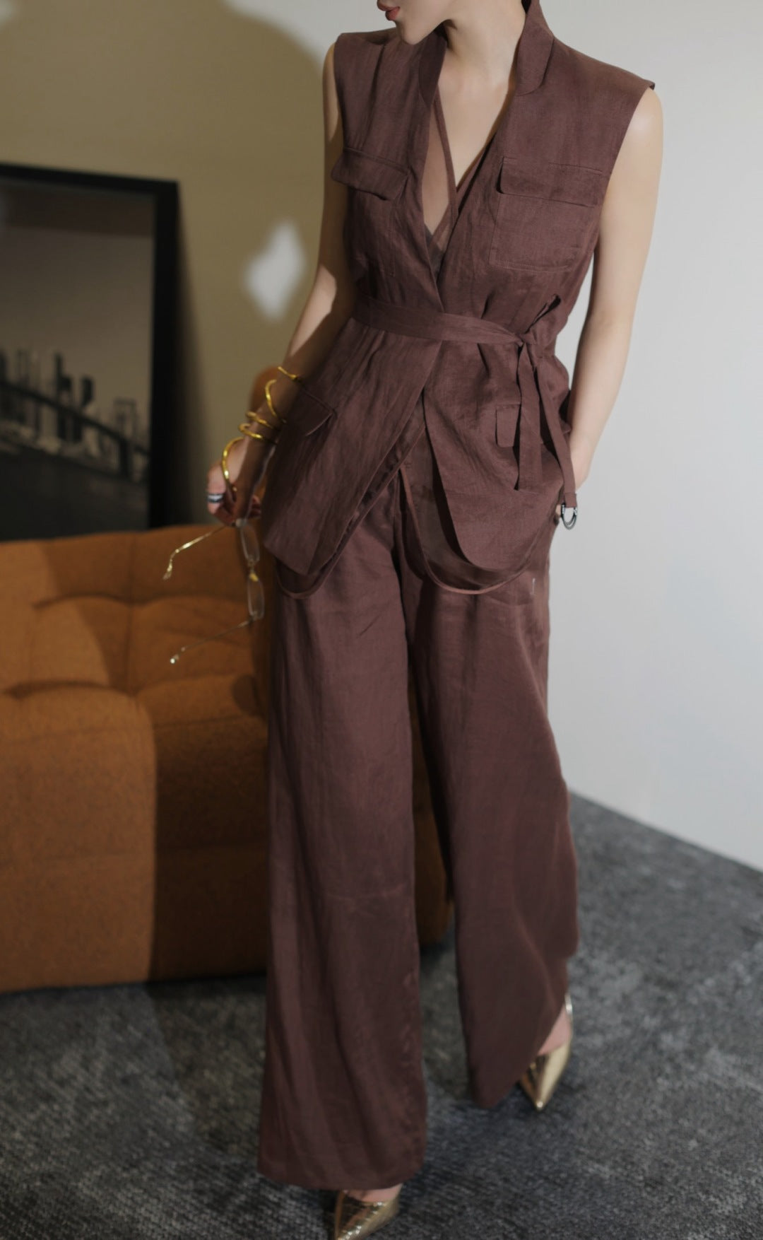 Brune*C 25ss Linen suit