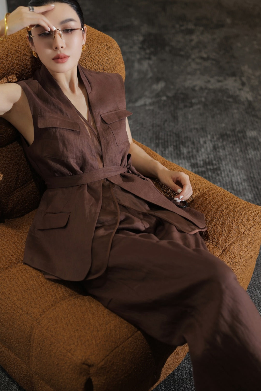 Brune*C 25ss Linen suit