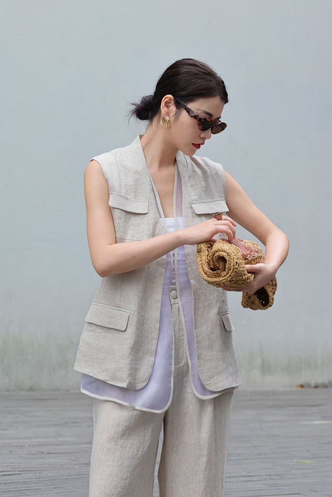 Brune*C 25ss Linen suit