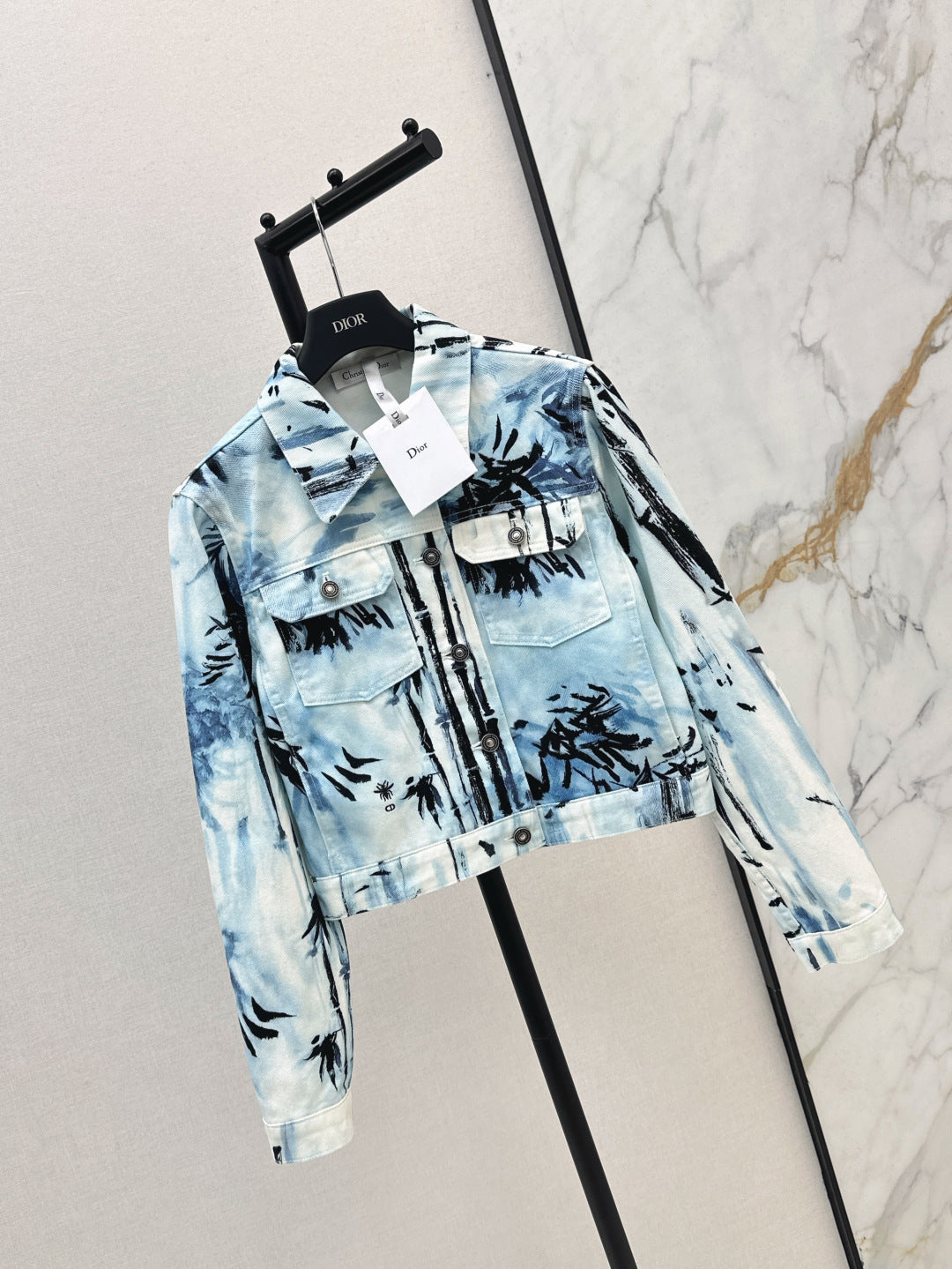 D*r 25ss banbou motif denim jacket