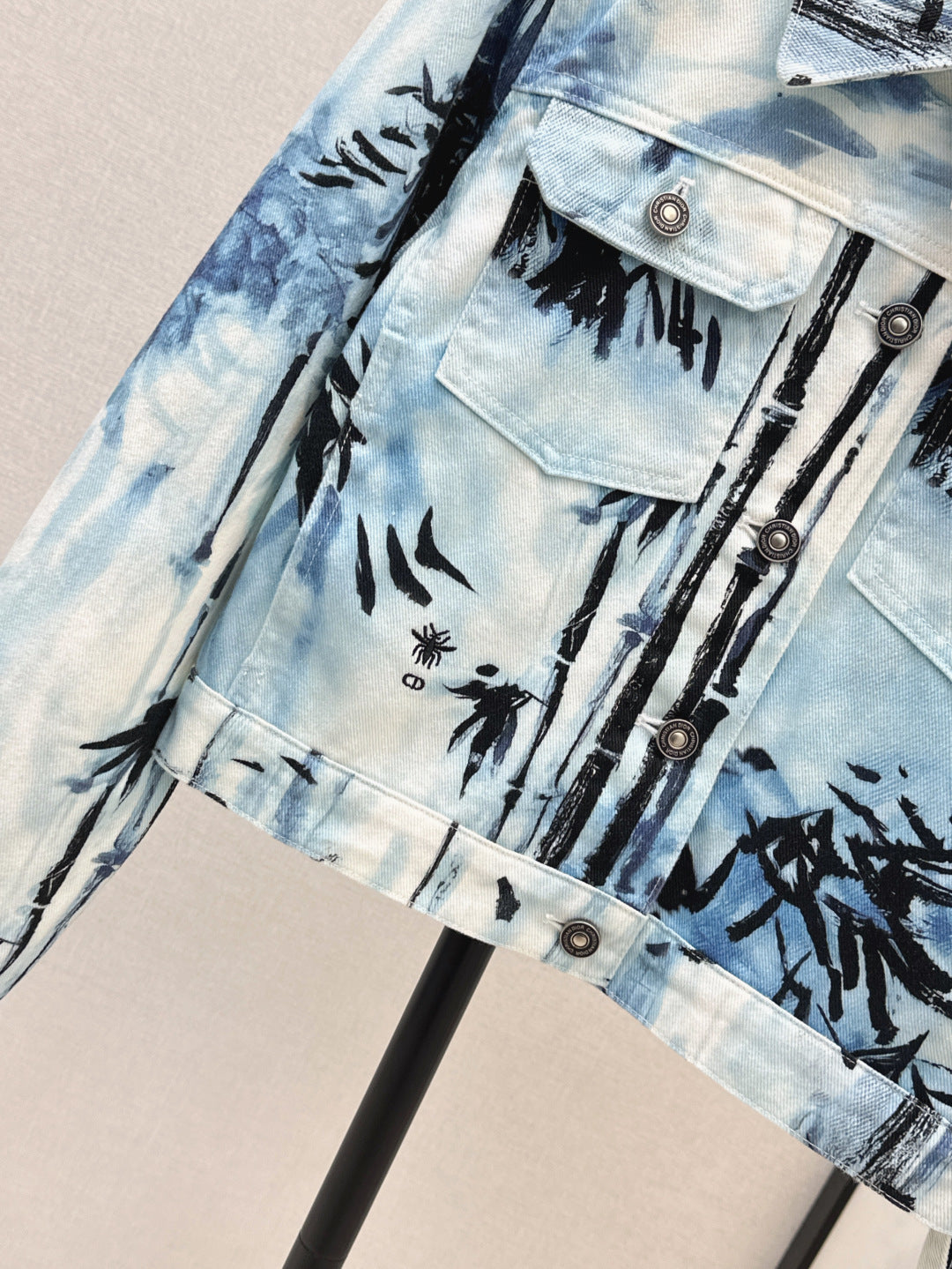 D*r 25ss banbou motif denim jacket