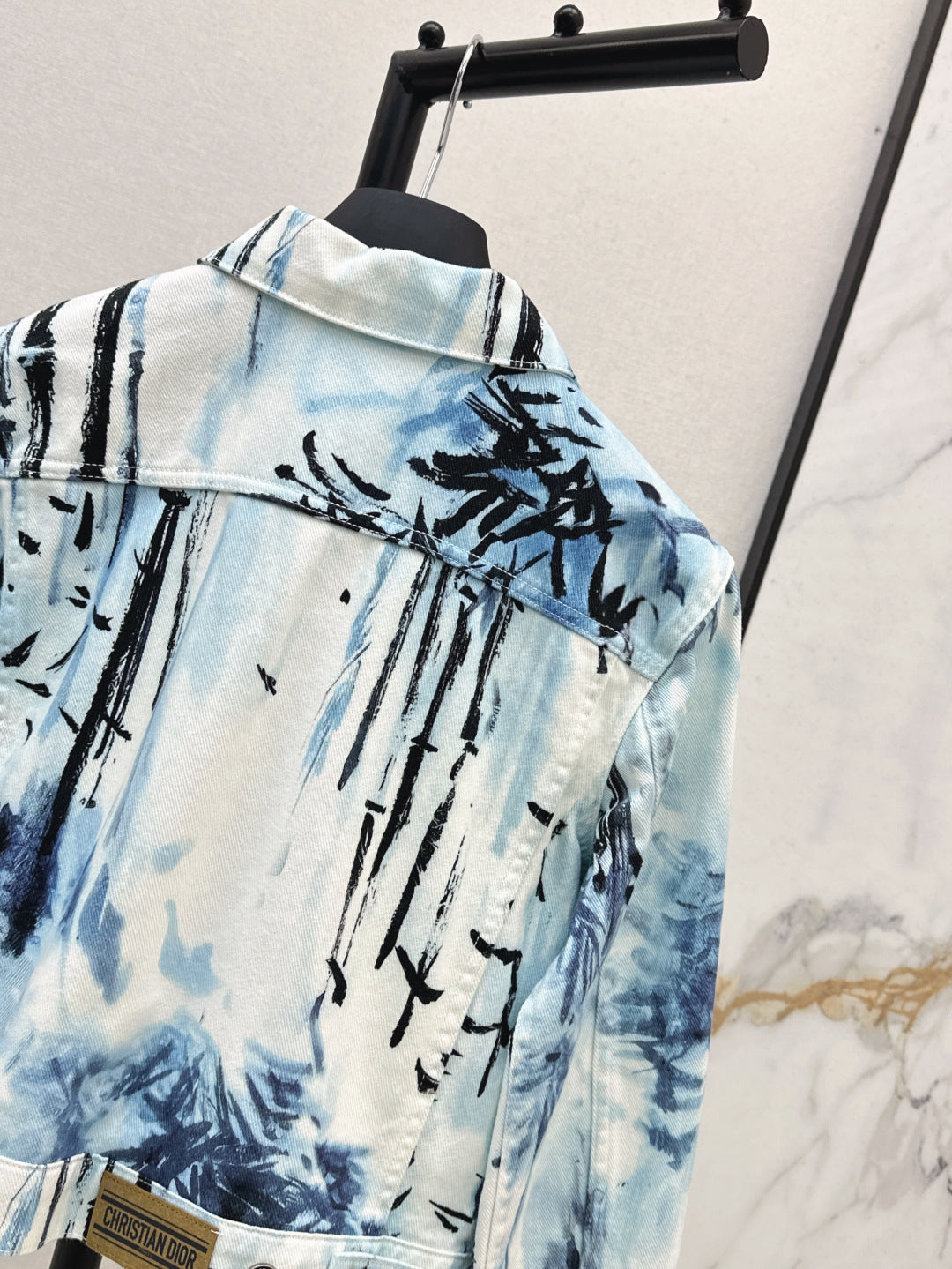 D*r 25ss banbou motif denim jacket