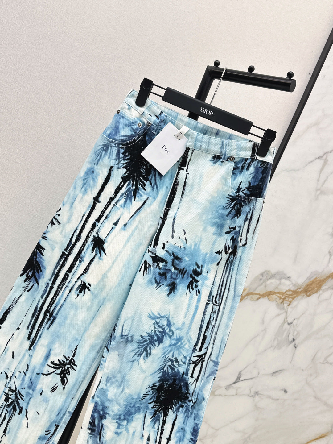 D*r 25ss banbou motif denim pants