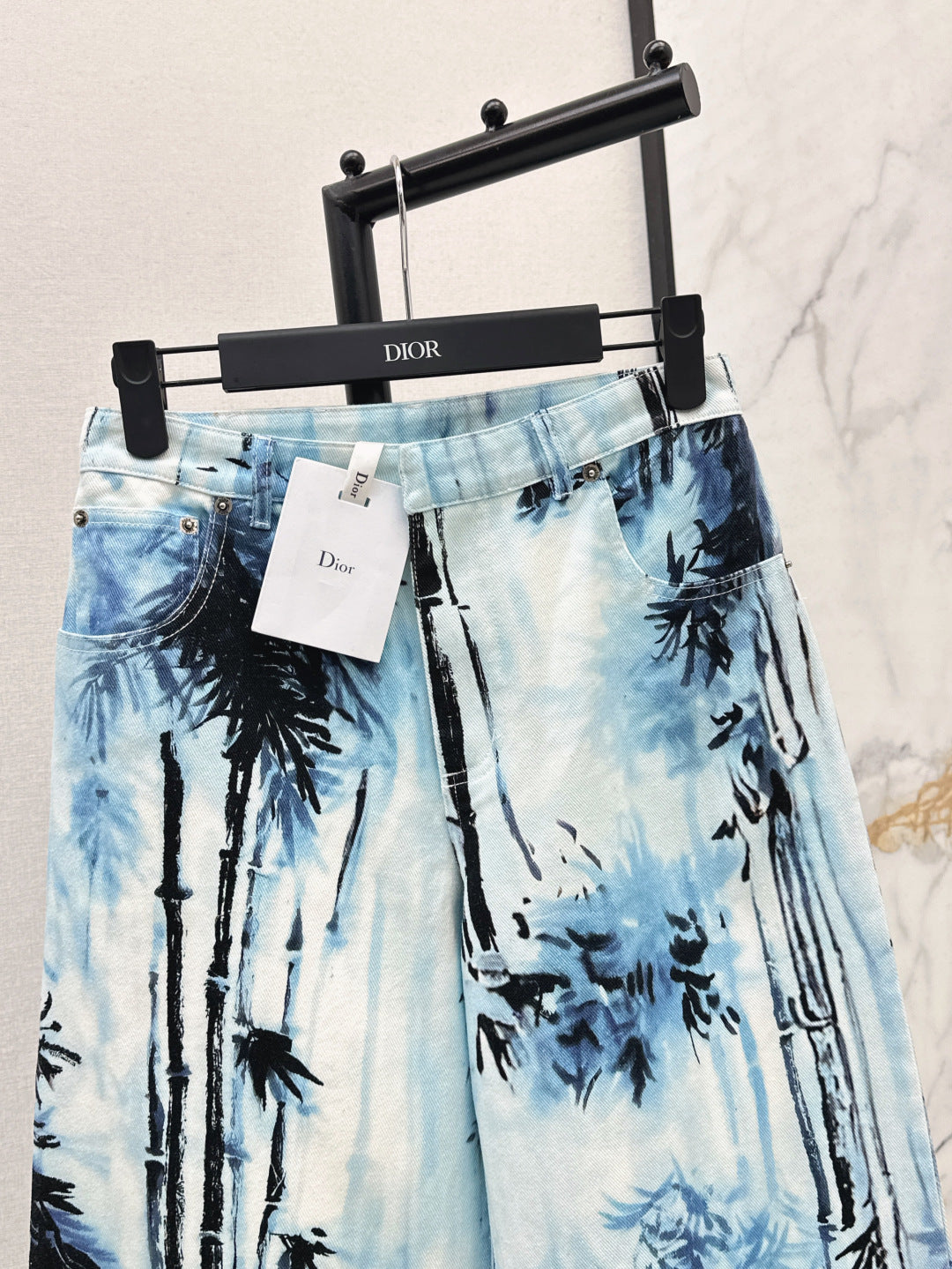 D*r 25ss banbou motif denim pants