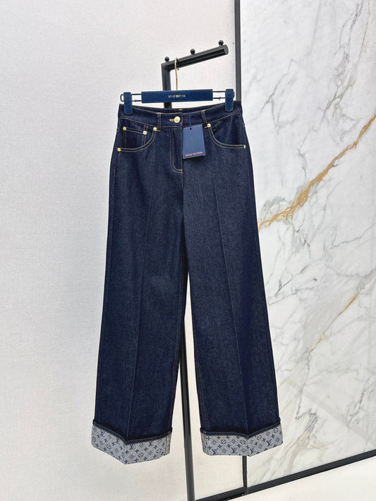 Loui* 25ss cuffed hem flared jeans