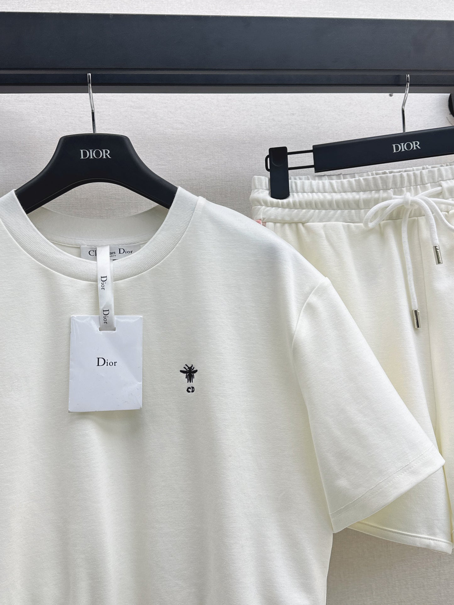 D*r 25ss embroidered web hem top and shorts set