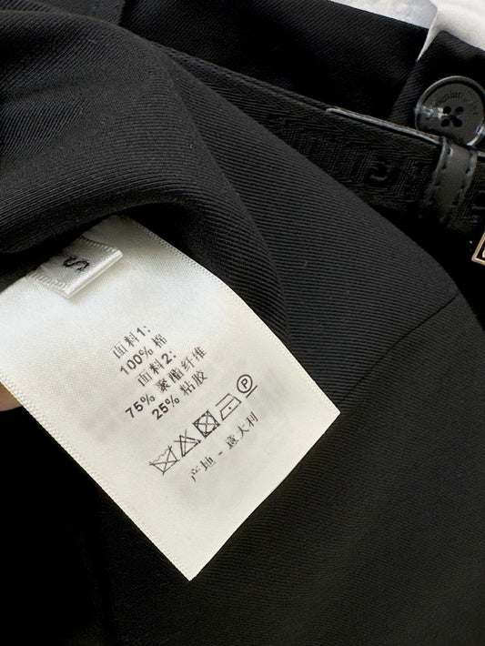 D*r 25ss spliced belted shirtdress