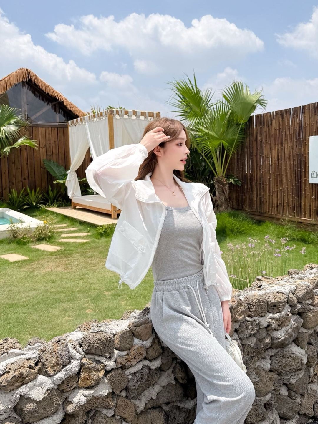 Monc* 25ss lightweight jacket