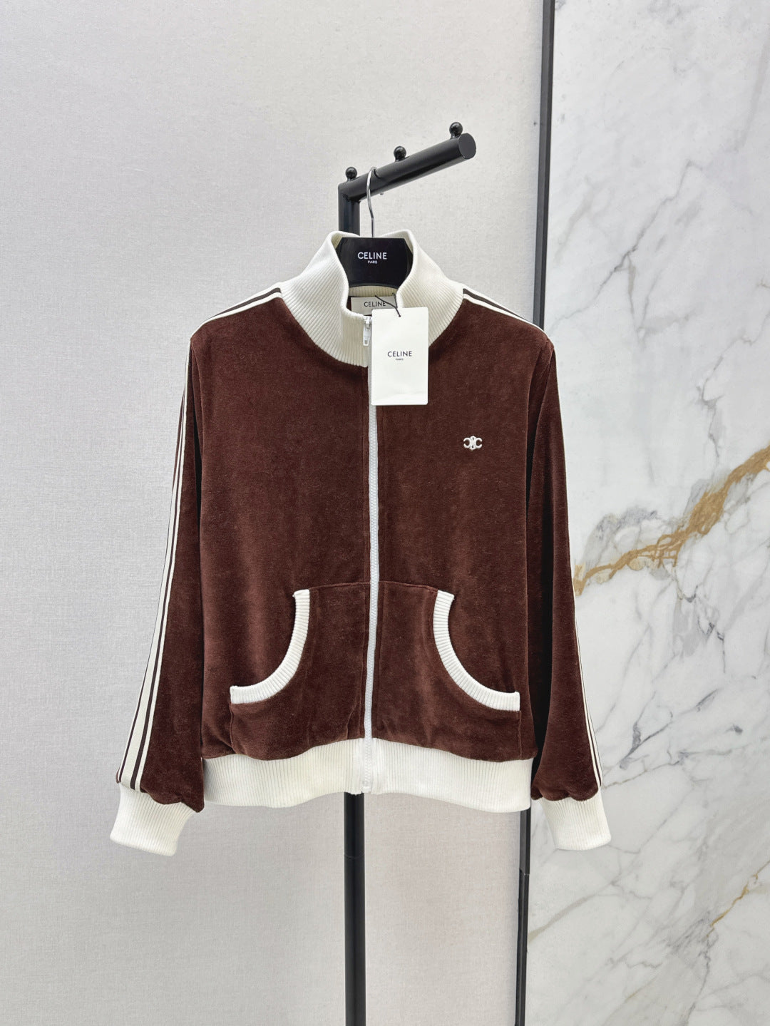 Cel* 25ss velvet tracksuit jacket