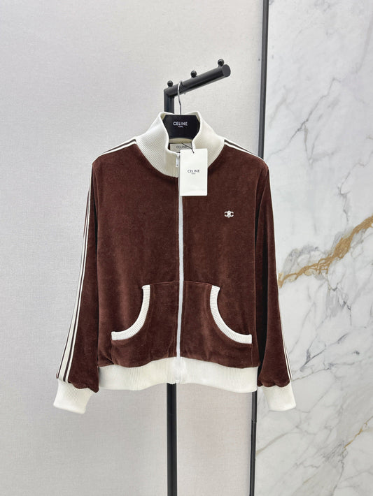 Cel* 25ss velvet tracksuit jacket