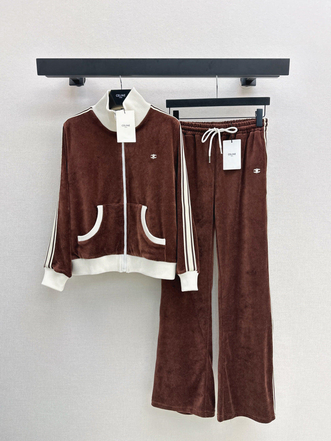 Cel* 25ss velvet tracksuit jacket