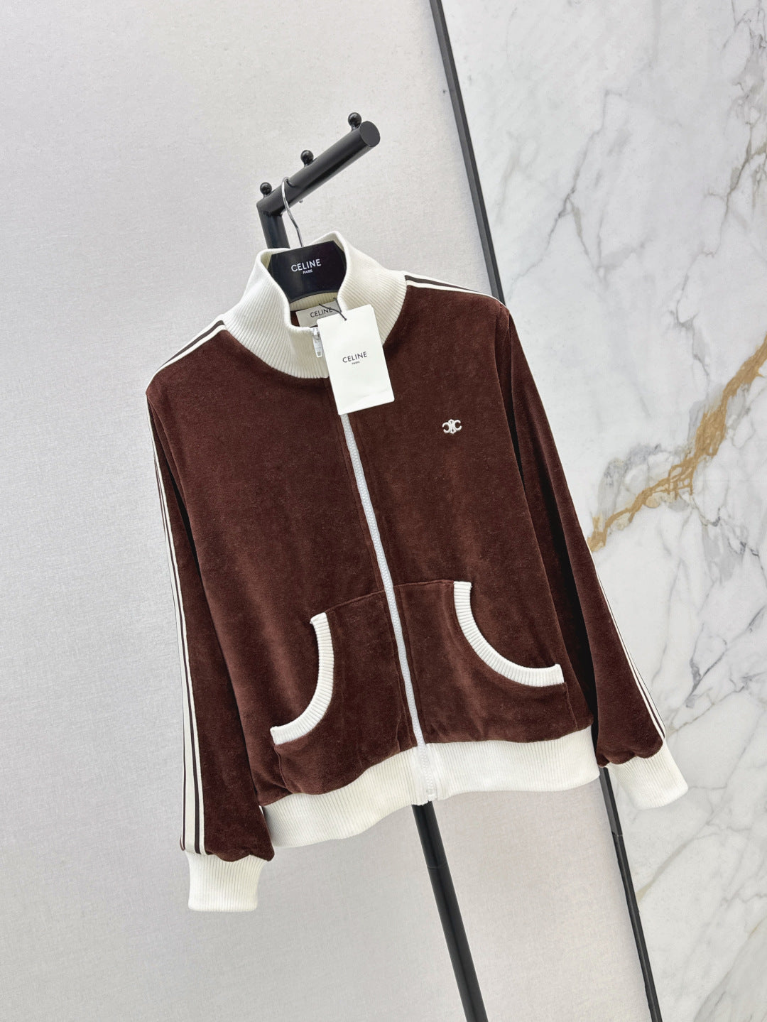 Cel* 25ss velvet tracksuit jacket