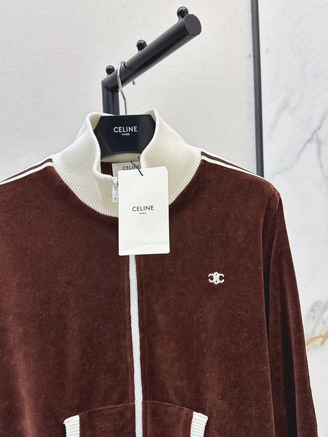 Cel* 25ss velvet tracksuit jacket