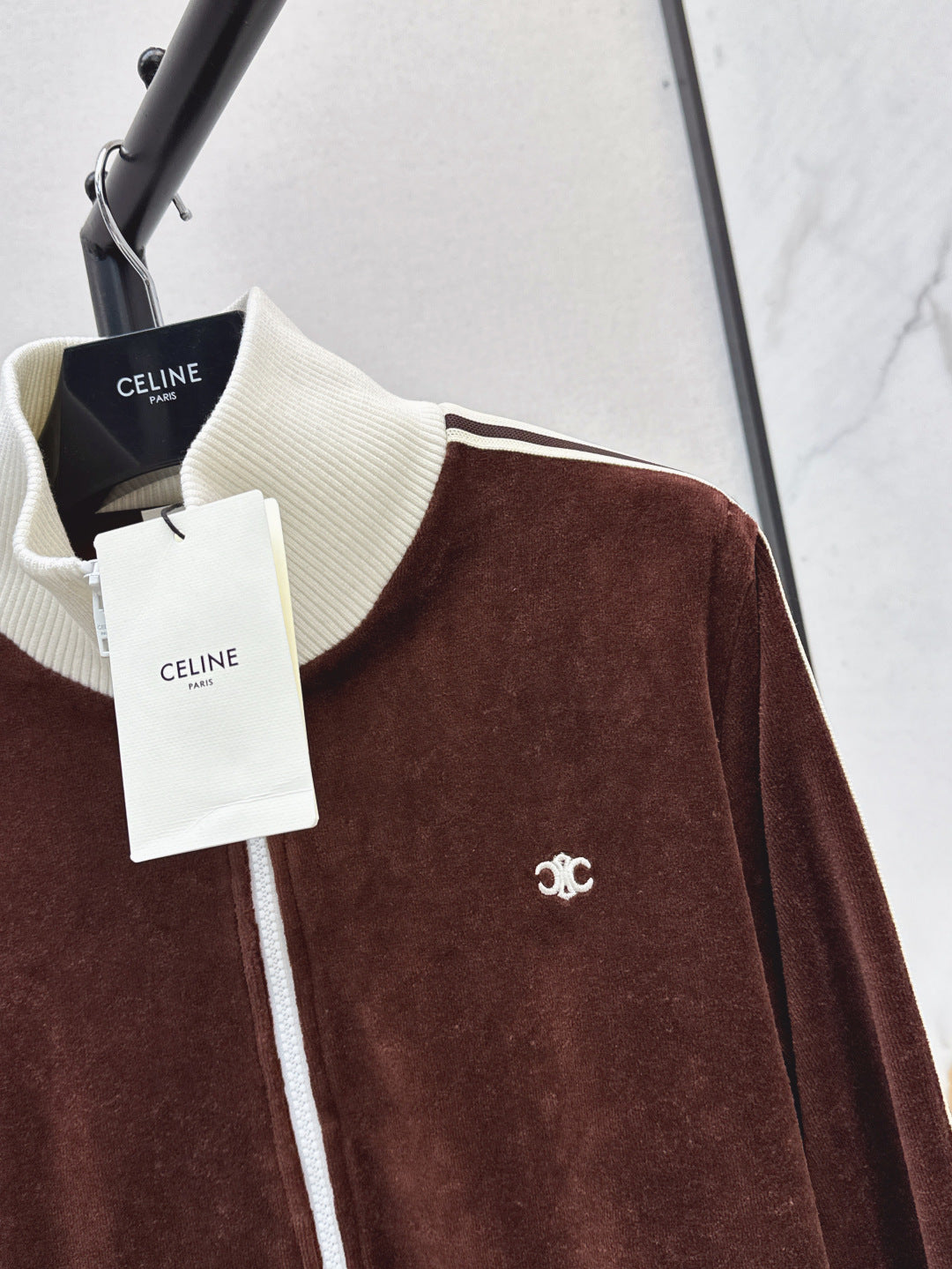 Cel* 25ss velvet tracksuit jacket