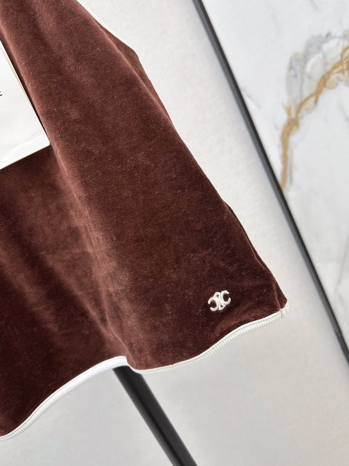 Cel* 25ss velvet jersey cami top