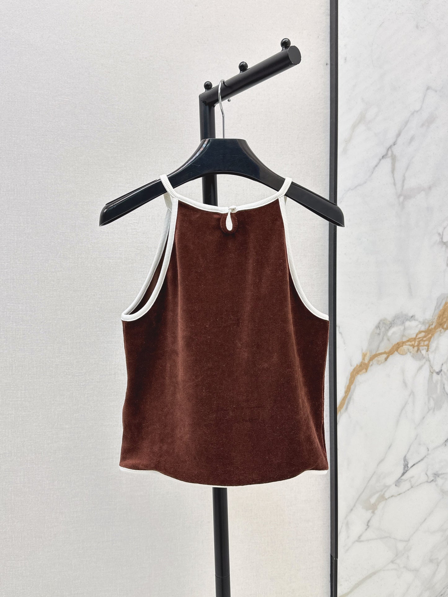 Cel* 25ss velvet jersey cami top