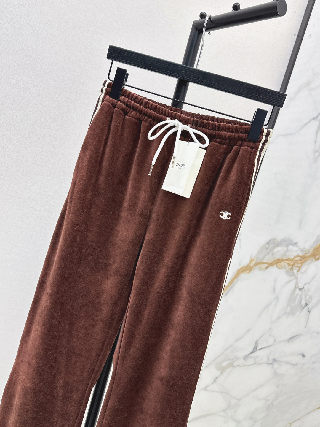 Cel* 25ss velvet jersey tracksuit pants