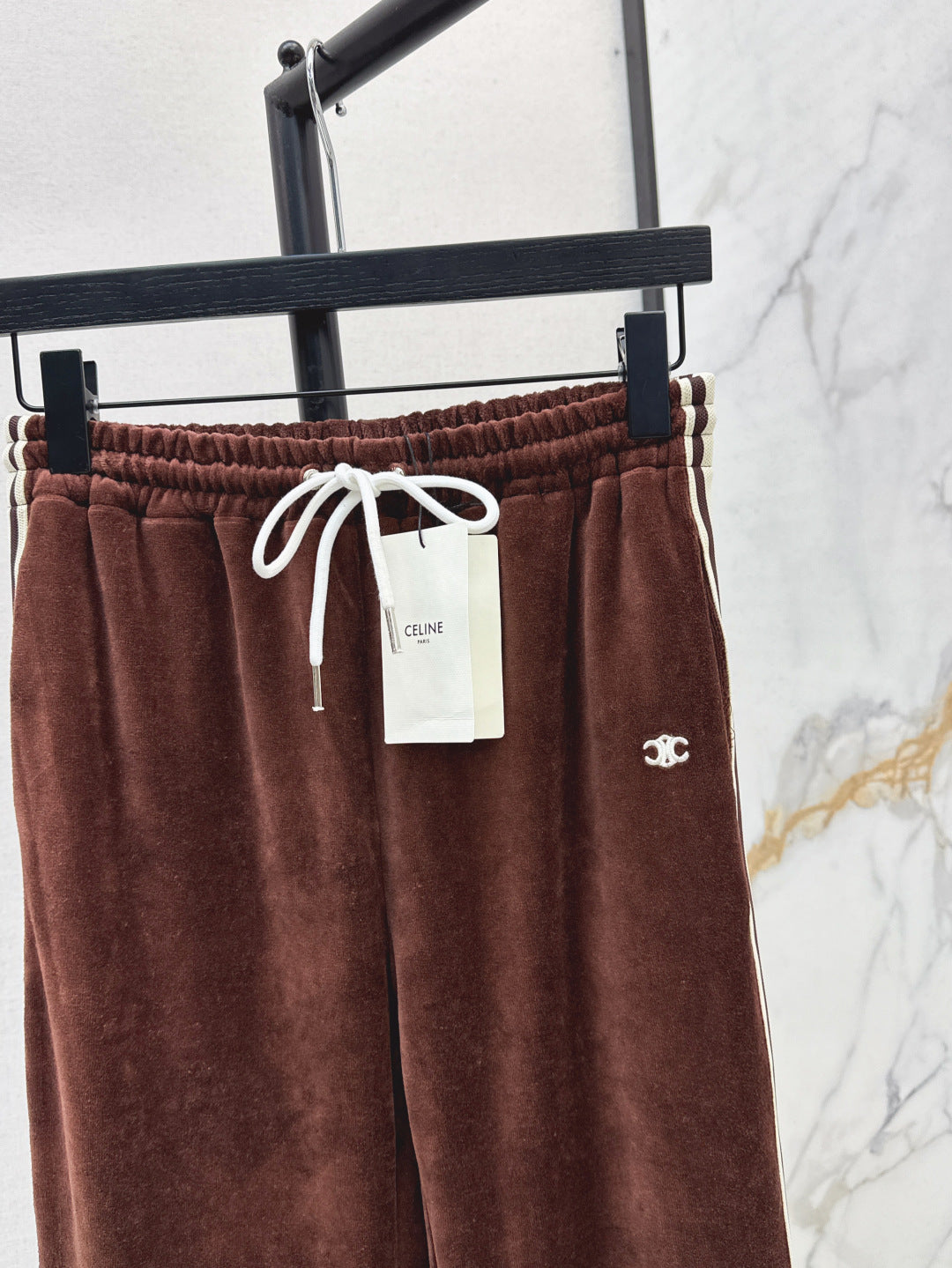 Cel* 25ss velvet jersey tracksuit pants