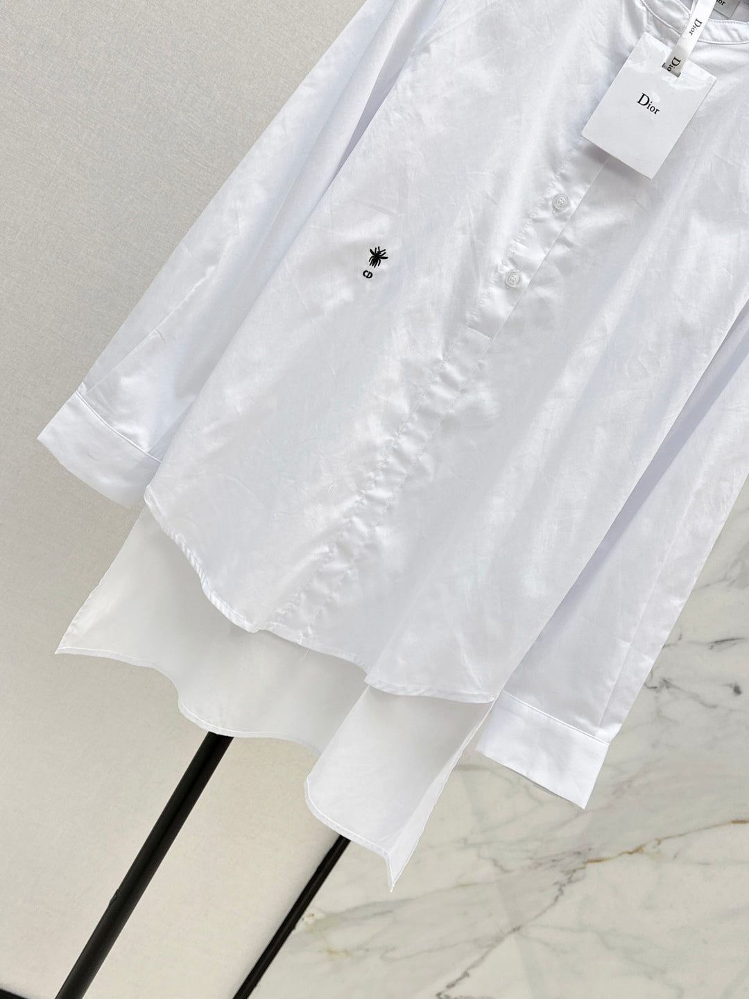 D*r 25ss bee embroidered long blouse