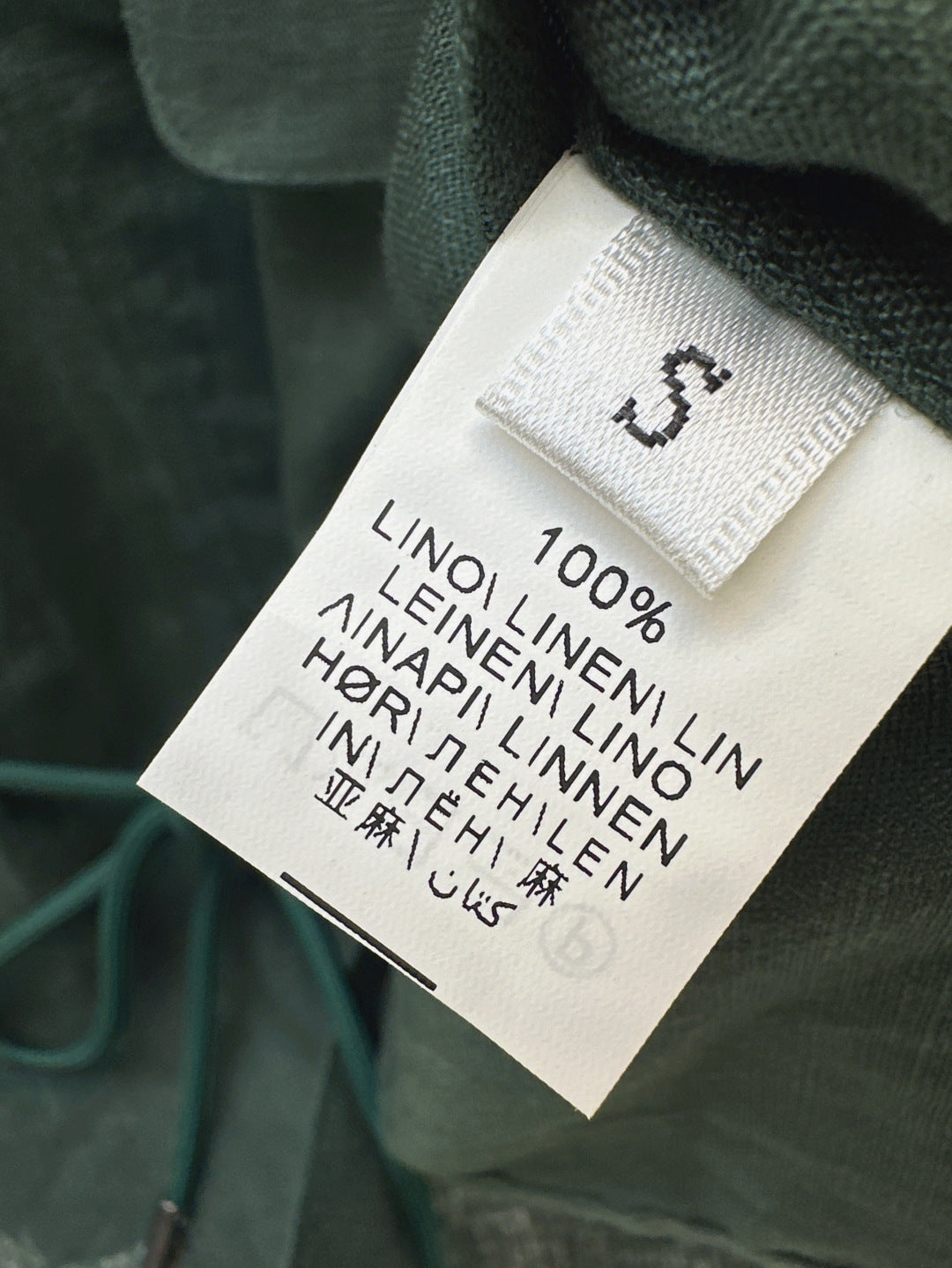 Brune*C 25ss linen drawstring vest