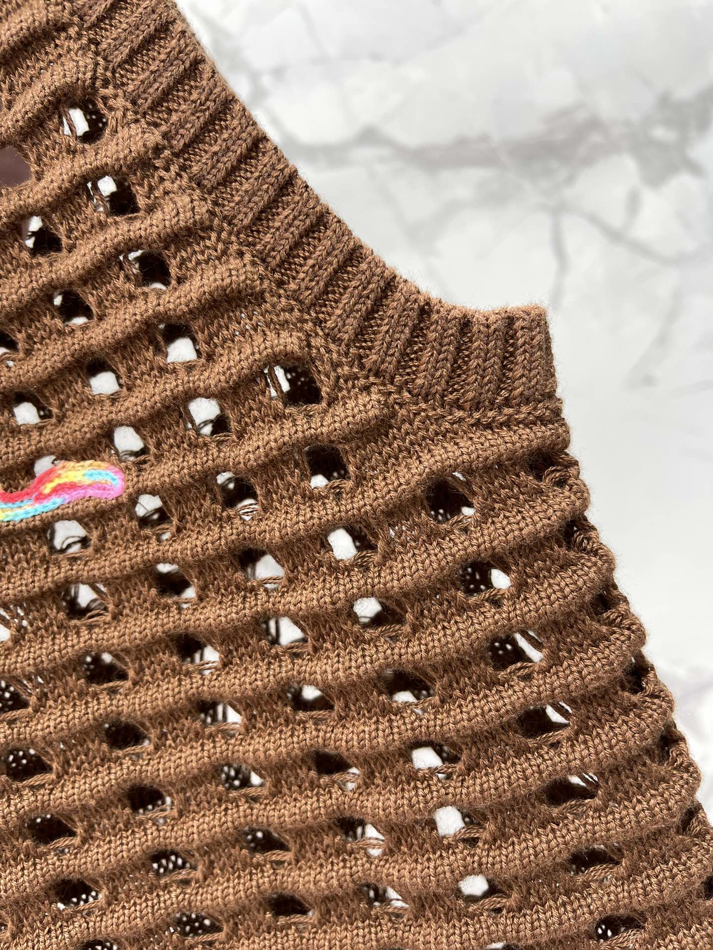 M*u 25ss knitted hollow vest