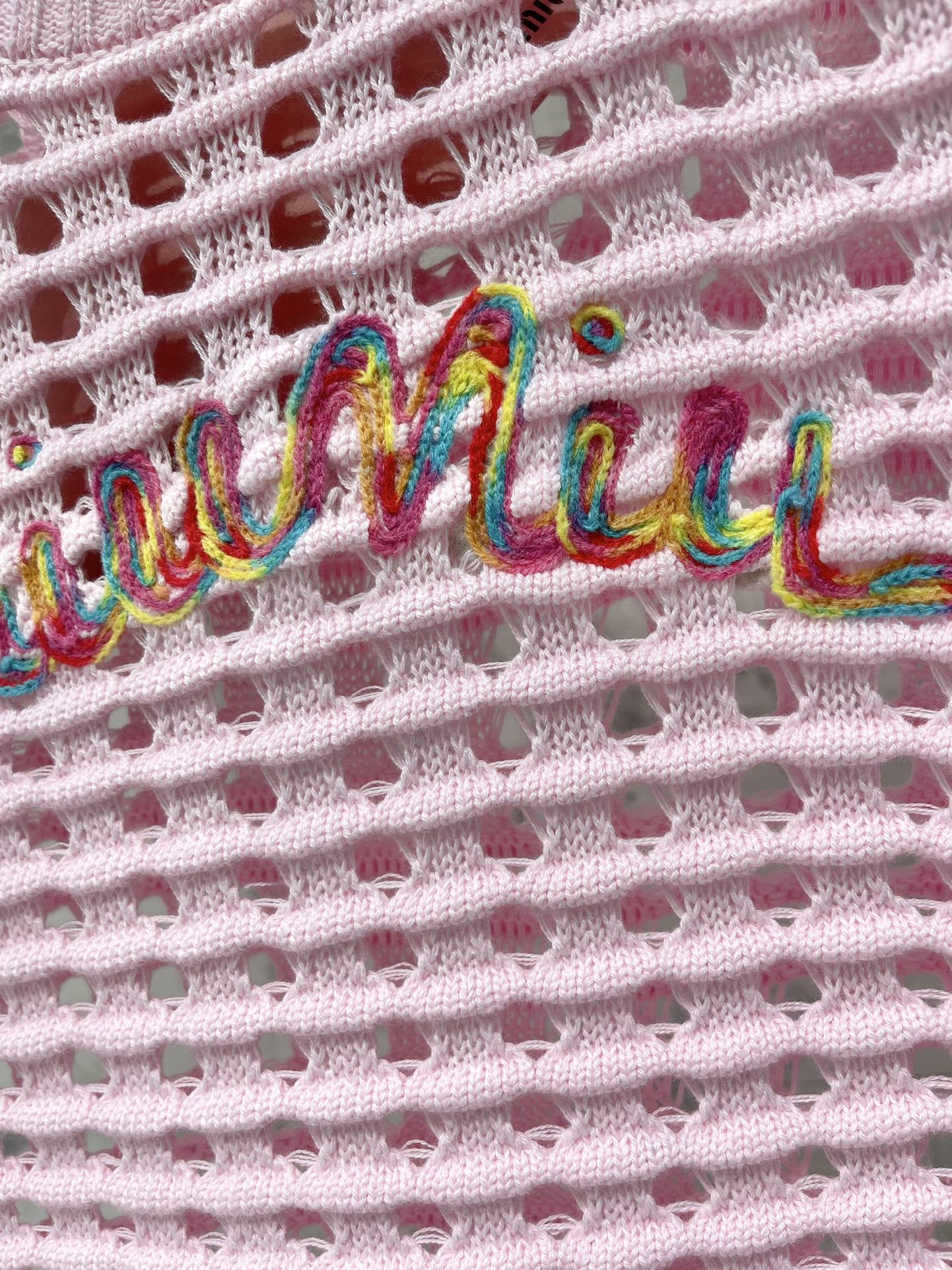 M*u 25ss knitted hollow vest