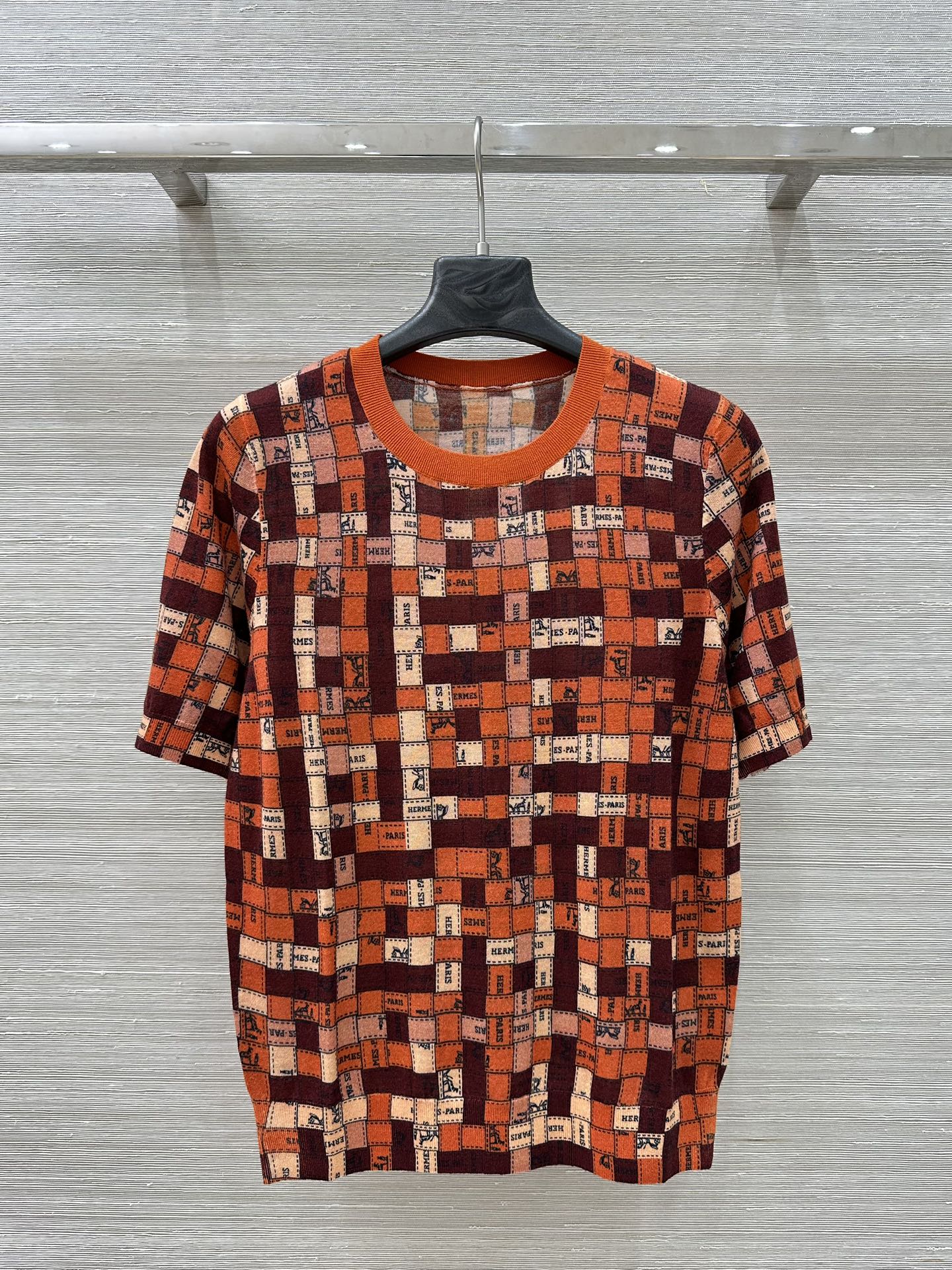 Herm* 25ss printed wool sweater