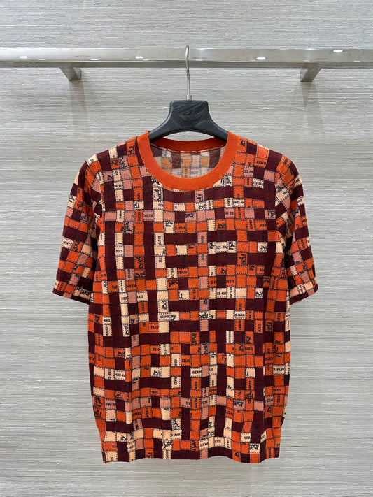 Herm* 25ss printed wool sweater