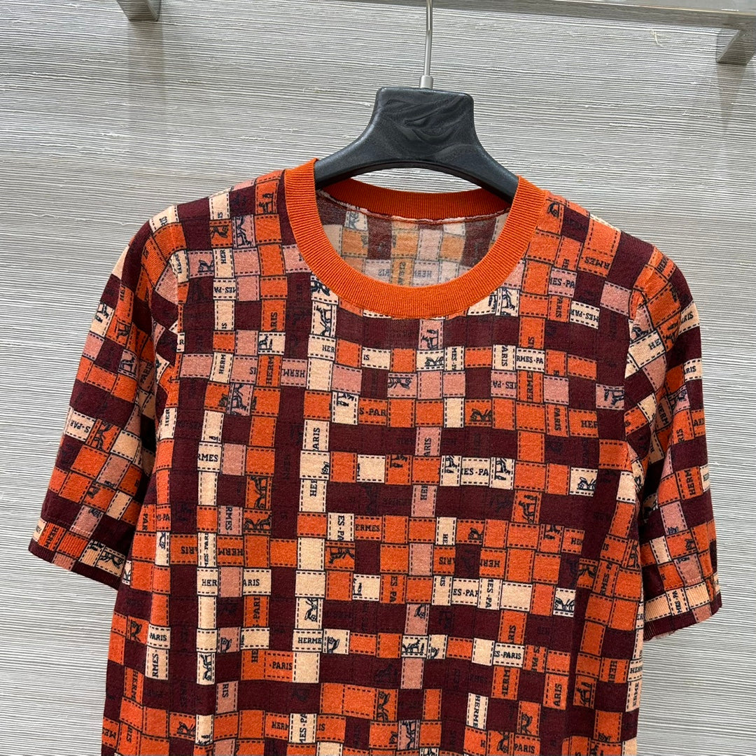 Herm* 25ss printed wool sweater