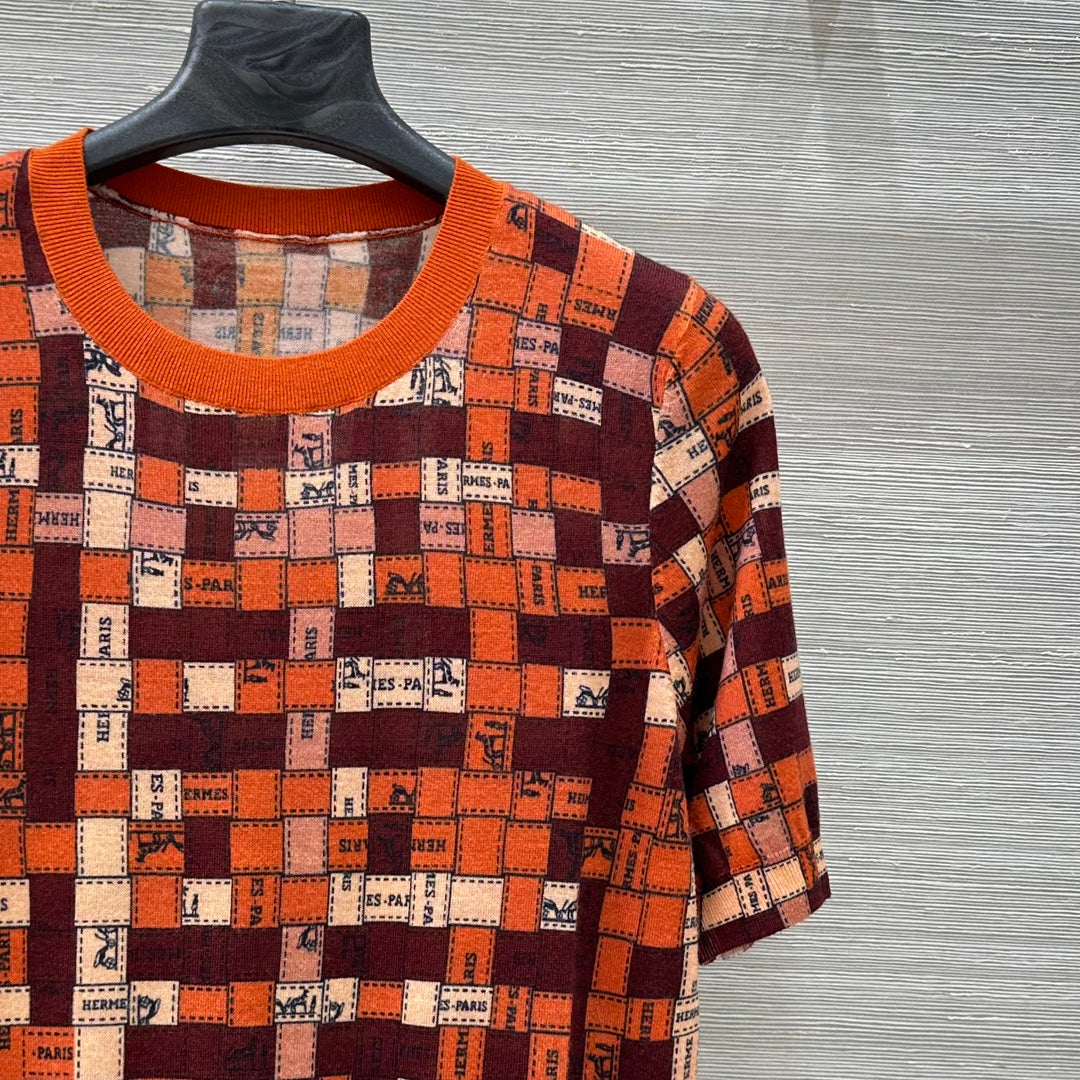 Herm* 25ss printed wool sweater