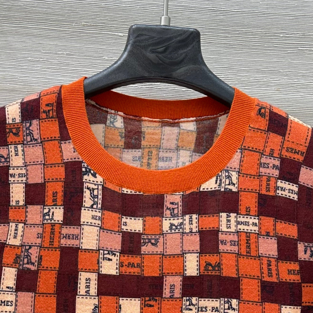 Herm* 25ss printed wool sweater