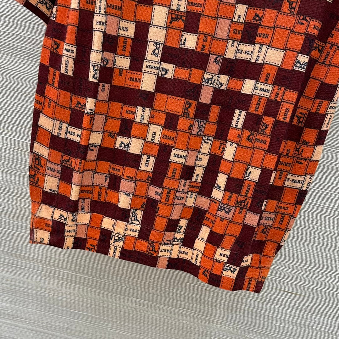 Herm* 25ss printed wool sweater