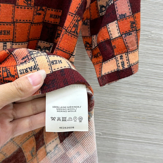 Herm* 25ss printed wool sweater