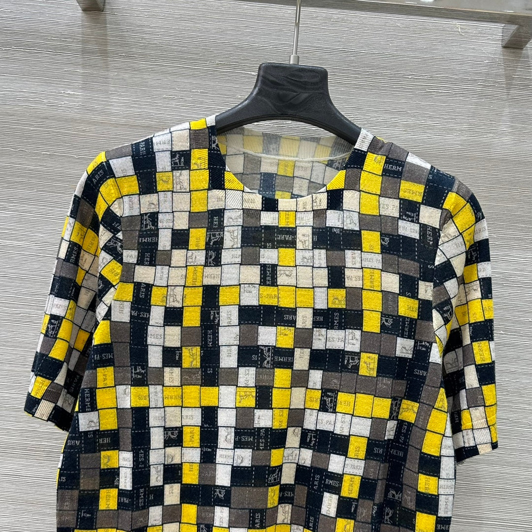 Herm* 25ss printed wool sweater