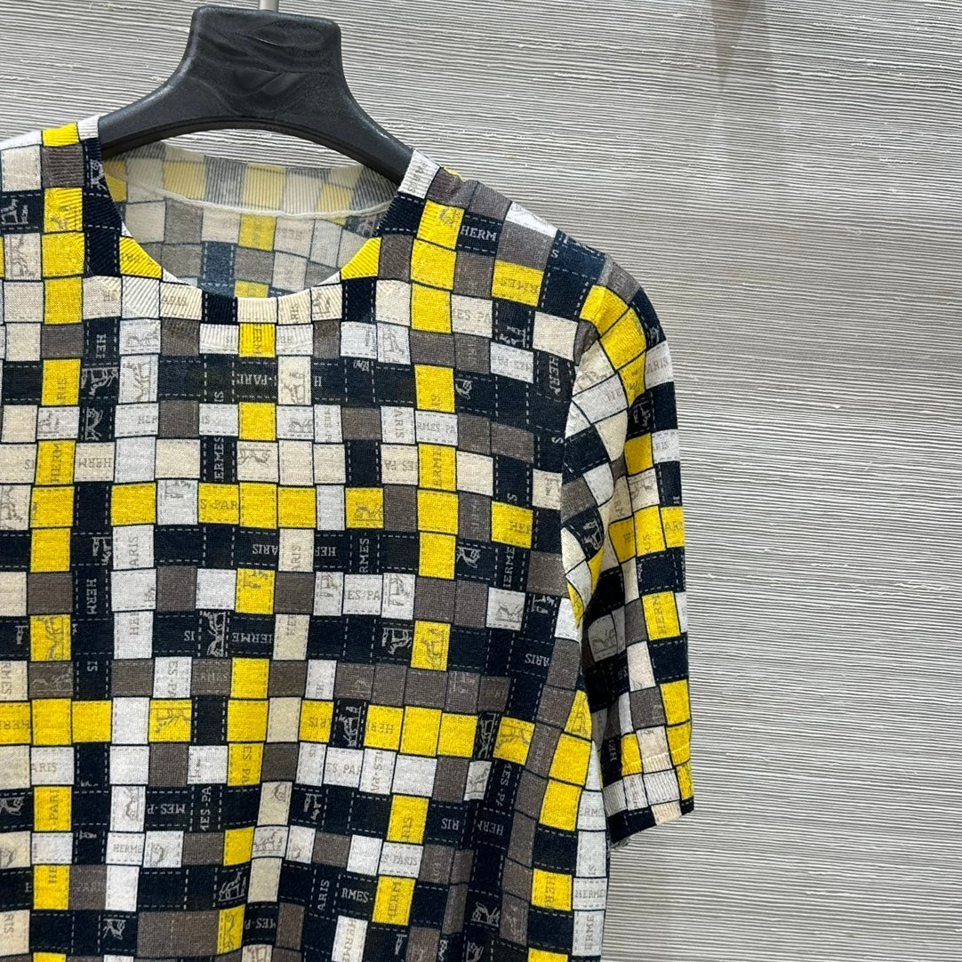 Herm* 25ss printed wool sweater