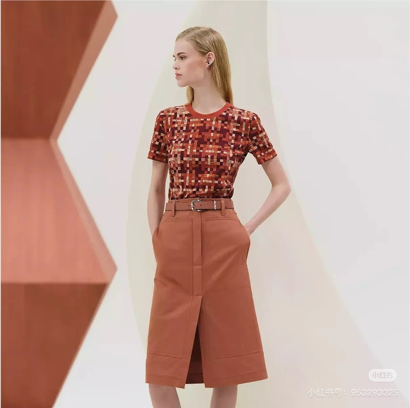 Herm* 25ss printed wool sweater