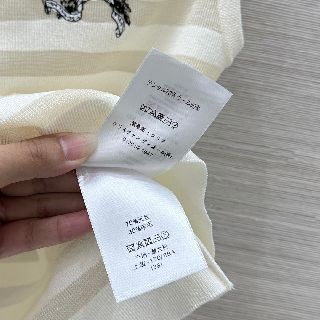 D*r knitted sleeveless polo shirt