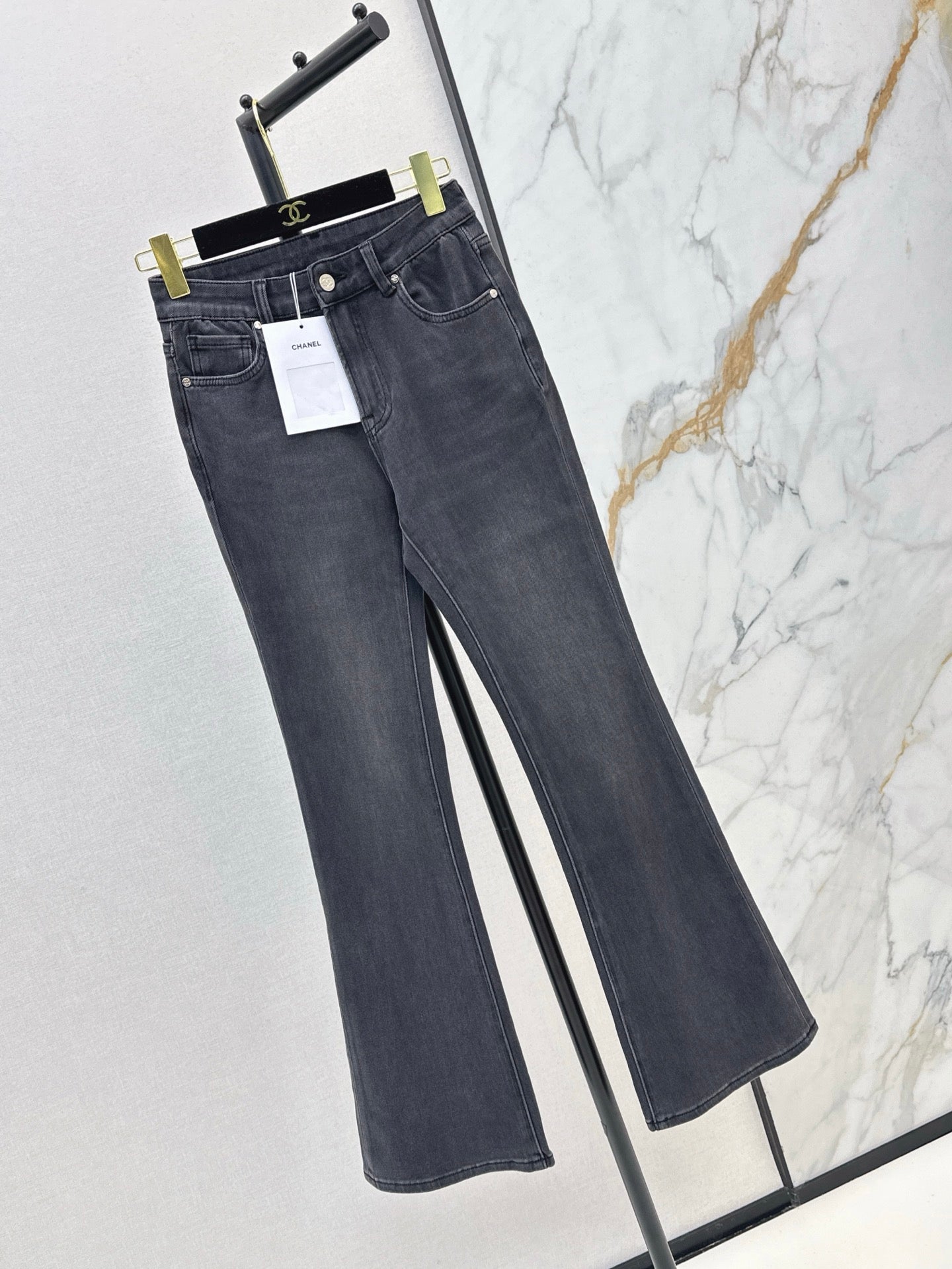 C*nel 25ss embroidered pocket jeans