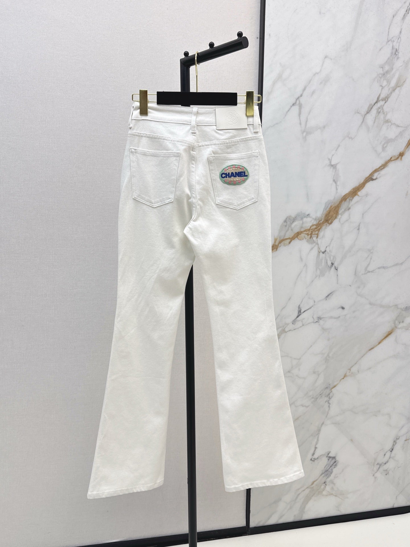 C*nel 25ss embroidered pocket jeans