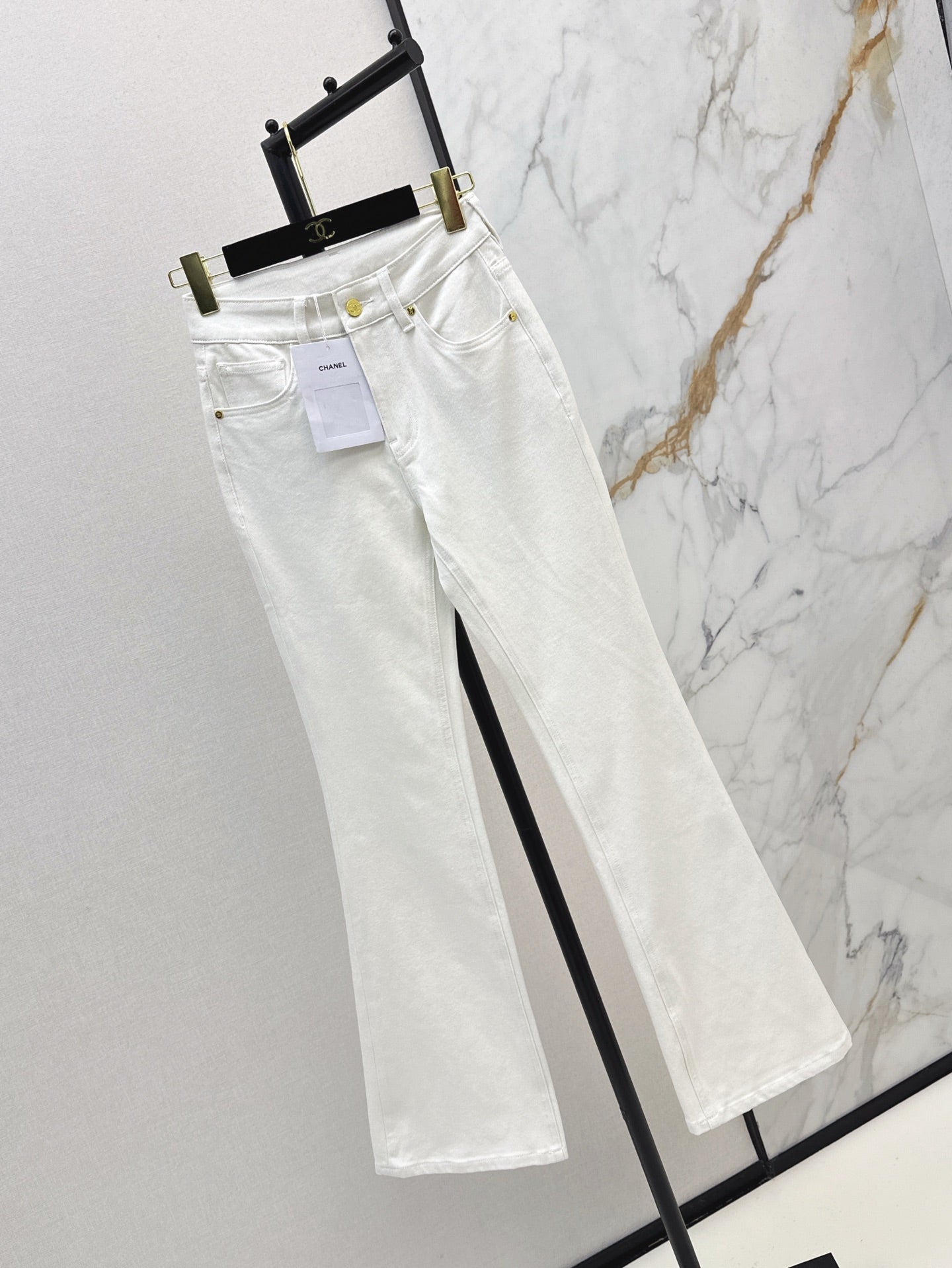 C*nel 25ss embroidered pocket jeans