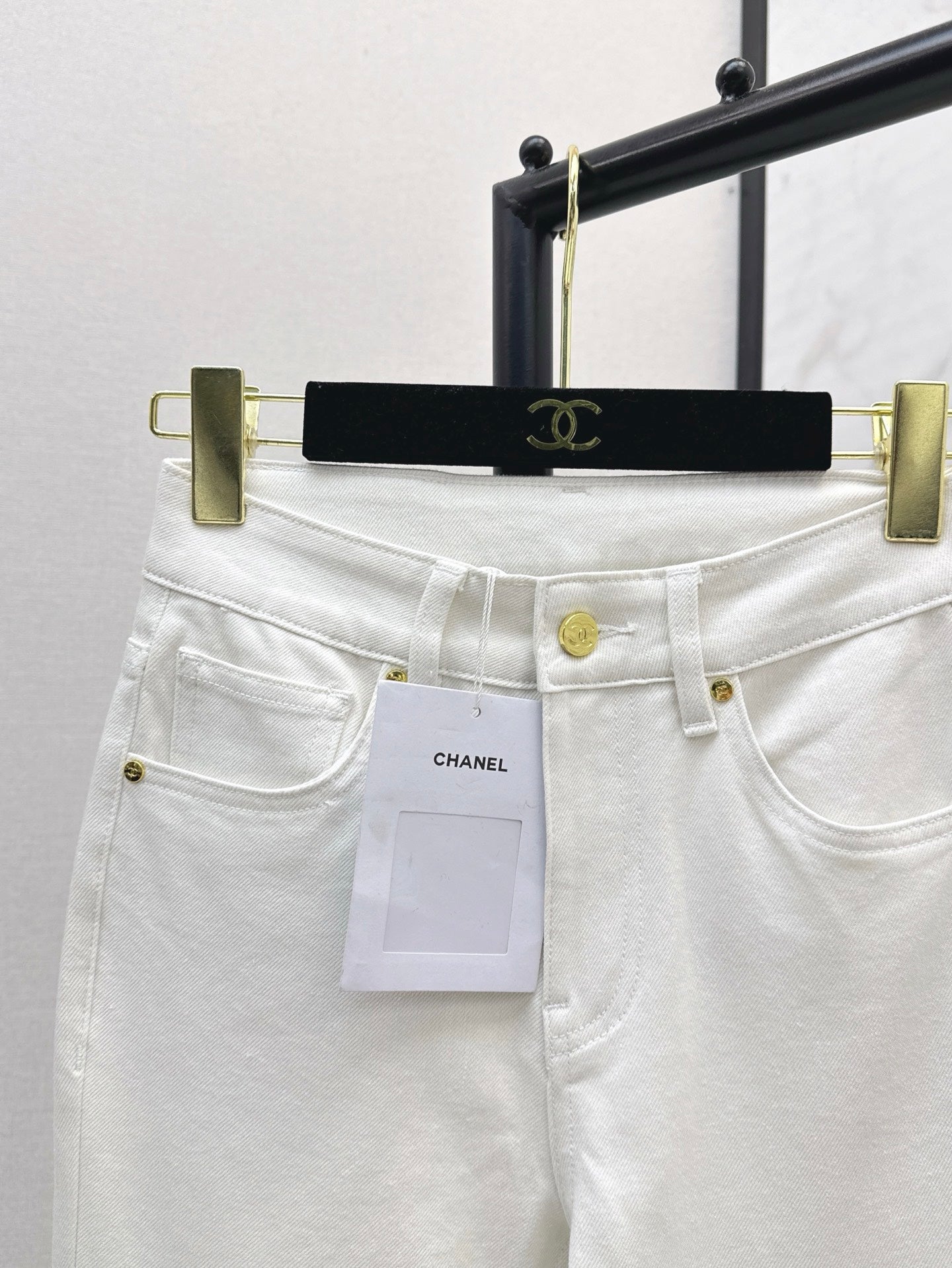 C*nel 25ss embroidered pocket jeans