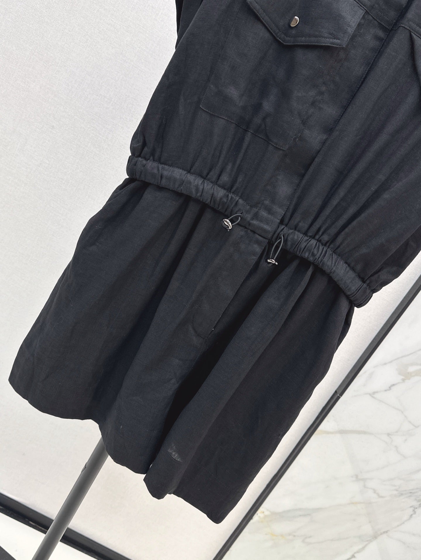 Bott*V 25ss linen cargo jumpsuit