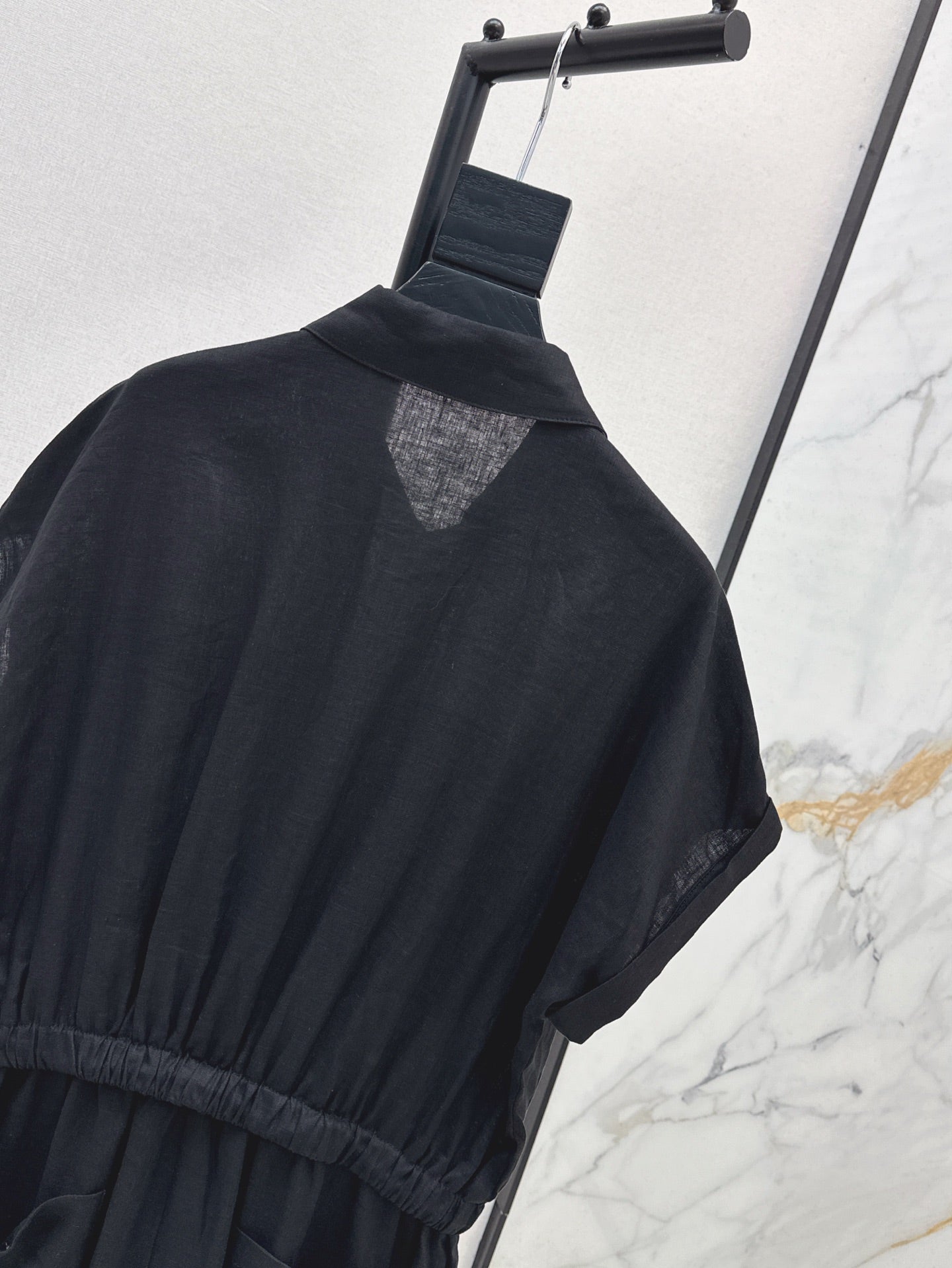 Bott*V 25ss linen cargo jumpsuit