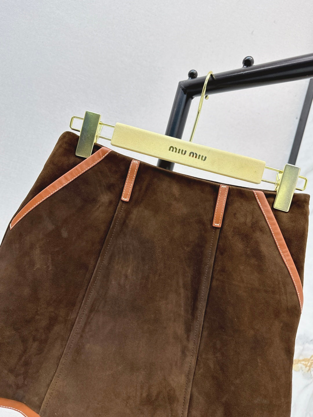 M*u 25ss suede shorts