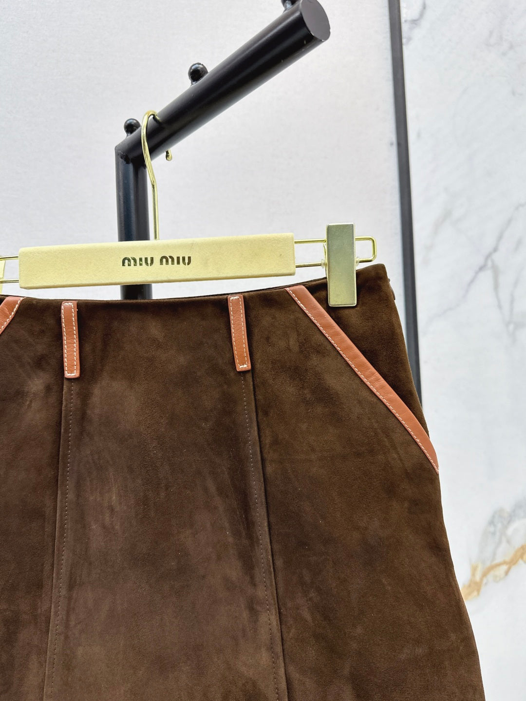 M*u 25ss suede shorts