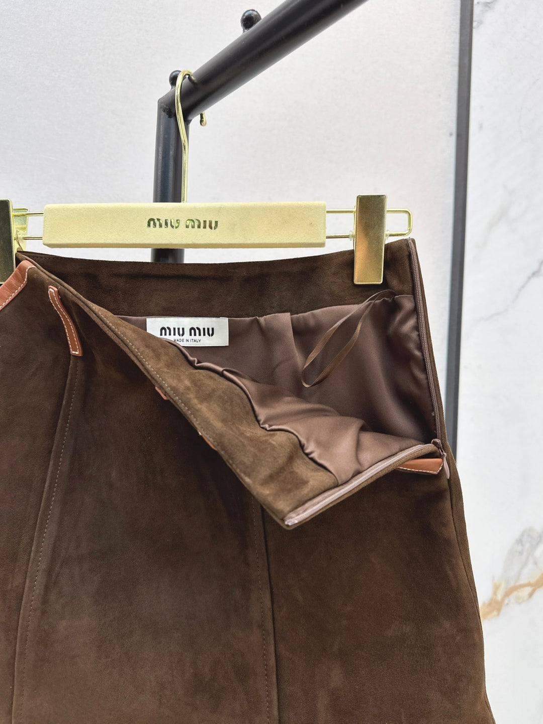 M*u 25ss suede shorts