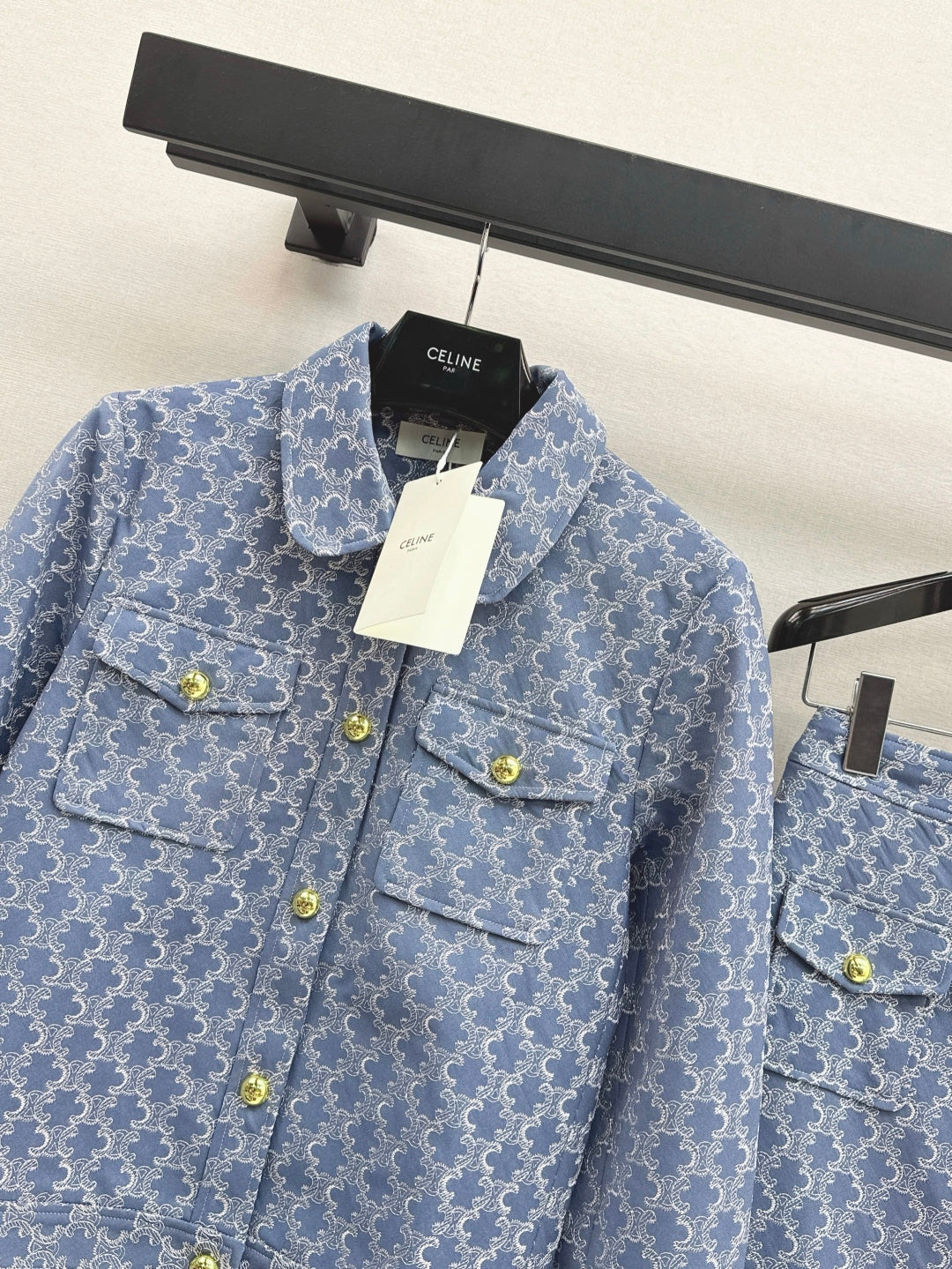 Cel* 25ss denim matching set