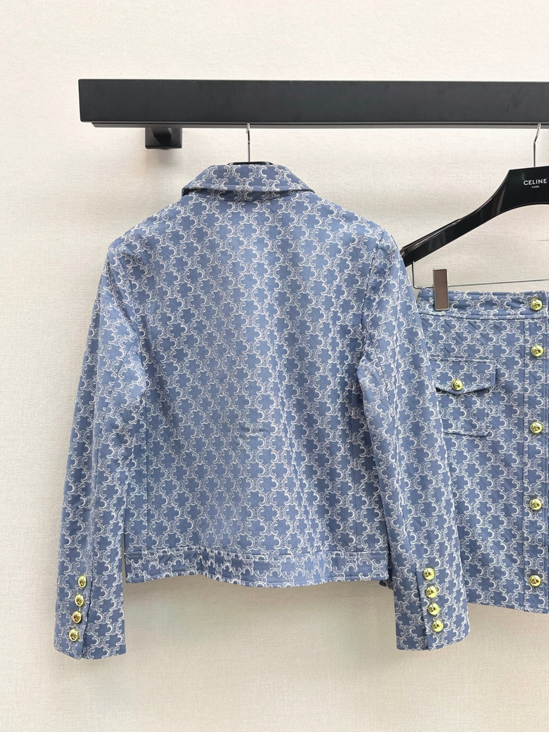 Cel* 25ss denim matching set