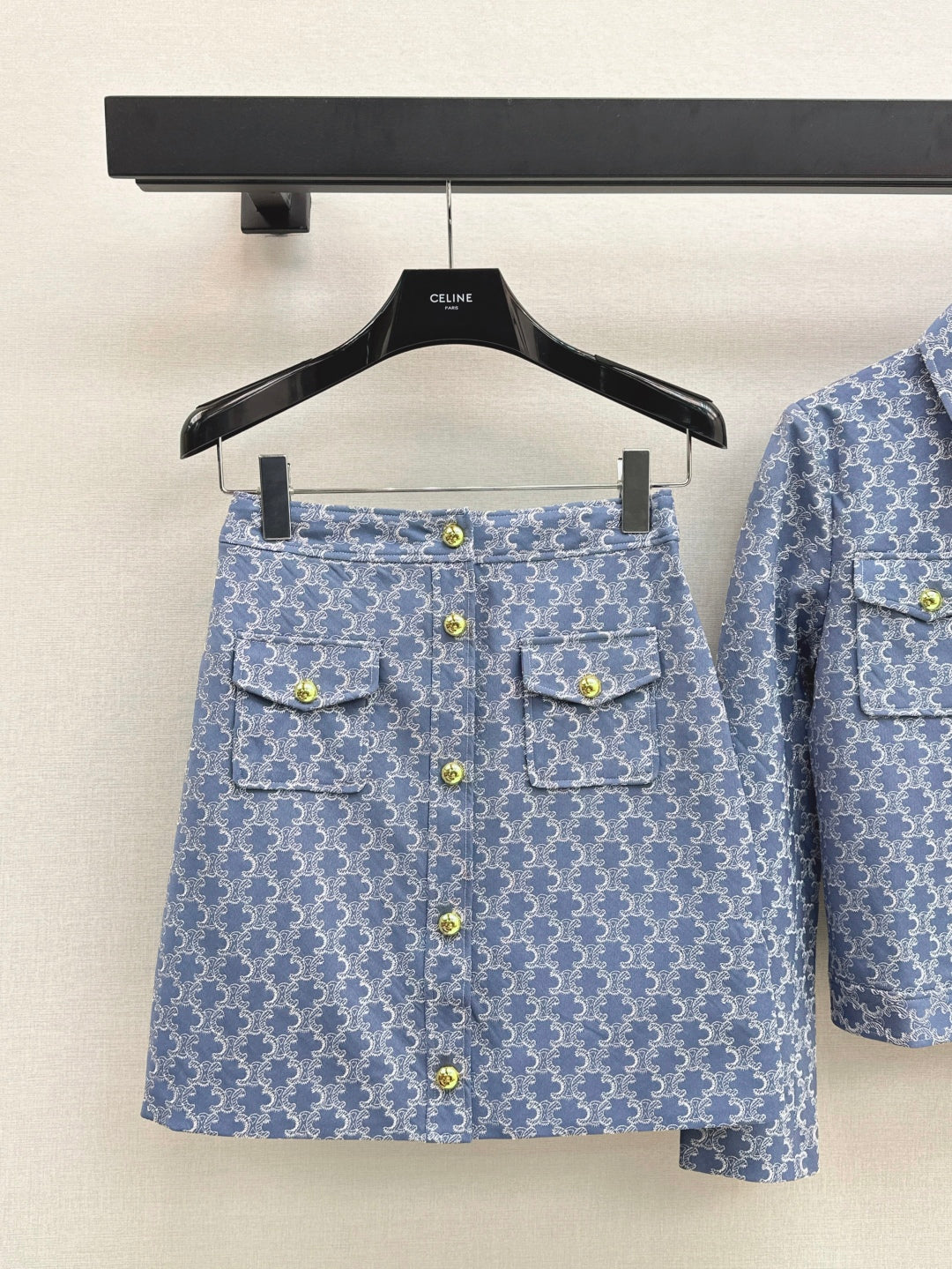 Cel* 25ss denim matching set